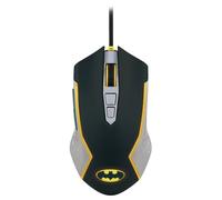 FRTEC - Mouse da gioco Batman Edition, illuminazione a LED gialla, DPI regolabile, cablato, collezione ufficiale DC, movimento veloce e preciso, pulsanti laterali configurabili