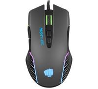 FURY Hunter 2.0 - Mouse da gioco USB, 6400 dpi, 6 pulsanti, ottico, retroilluminato, leggero, con software, colore nero