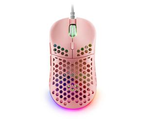 Mouse da gioco Mars Gaming MM55P RGB 12800 DPI Rosa