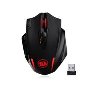Redragon M913 Impact Elite - Mouse da gioco wireless 16.000 DPI con 20 pulsanti programmabili, 45 ore di funzionamento a batteria e sensore ottico Pro, 12 pulsanti laterali