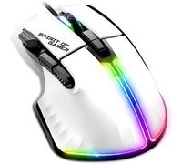 Mouse da gioco Spirit of Gamer Pro M5 RGB 12800 DPI bianco