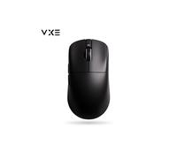 ATK VXE Dragonfly R1 Series Mouse da gioco wireless, ultra leggero (48-55 g), sensore PixArt PAW3395/3395 SE, DPI regolabile fino a 26.000 (R1 SE+, nero)