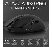 Mouse da gioco wireless AJAZZ AJ139PRO - Dual Mode 2.4G/Wireless, sensore PAW3395 26000 DPI, 59 g leggero ed ergonomico per destrimani