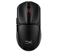 HyperX Pulsefire Fuse - Mouse da gioco wireless, ultra leggero, 75 g, autonomia 85 ore, ambidestro, 12000DPI, 6 pulsanti, colore: nero