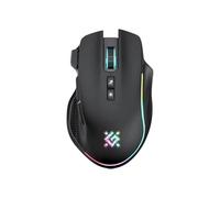 Defender Thunder GM-213 - Mouse da gioco senza fili, con tasche laterali, lunga durata della batteria, illuminazione RGB, 5 tasti programmabili, mouse wireless per PC, laptop, mouse ergonimico PC/Mac