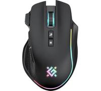 Defender Thunder GM-213 - Mouse da gioco senza fili, con tasche laterali, lunga durata della batteria, illuminazione RGB, 5 tasti programmabili, mouse wireless per PC, laptop, mouse ergonimico PC/Mac