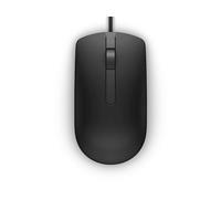 MOUSE DELL MS116, Collegamento USB Typ-A, Ingresso: Otticamente a diodi laser, Scrolling a Rotella, Risoluzione max 1000 dpi, Nero