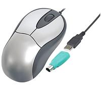 MOUSE DIGITUS DA-20116-1, Collegamento Cablato, Scrolling a Rotella, Risoluzione max 800 dpi, forma ergonomica, Grigio