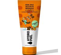 Shampoo e gel doccia per bambini 2 in 1, cosmetici naturali, pulizia delicata con ingredienti naturali, per pelli sensibili, per bambini dai 3 anni, dermatologicamente testata