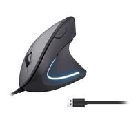 MOUSE EQUIP 245118, Collegamento USB Typ-A, Scrolling a Rotella, Risoluzione max 3200 dpi, forma ergonomica, Nero