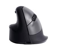 MOUSE ERGONOMICO R-GO TOOLS RGOHEWLL, Tasti: 5, RF senza fili, forma ergonomica, Bluetooth, Collegamento RF Wireless, Scrolling a Rotella, Risoluzione max 2400 dpi, forma ergonomica, Nero