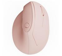 Mouse ergonomico rosa, mouse verticale senza fili per dolore al polso, Bluetooth o USB Dual Connection, silenzioso mouse Ergo per Windows Mac computer laptop desktop