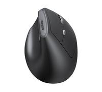 MOUSE ERGONOMICO UGREEN M371, Tasti: 6, Wireless 2.4GHz, Bluetooth, Collegamento Bluetooth, ricevitore USB 2.4GHz, Scrolling a Rotella di scorrimento, forma ergonomica, Nero, Grigio
