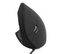 Mouse ergonomico verticale, mouse ottico USB con cavo sinistro, 800/1200/1600DPI, per Win 8/Win10, per Office Game(nero)
