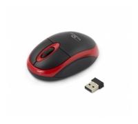 Mouse Esperanza Titanum Wireless RF 1000DPI Nero Rosso Ambidestro