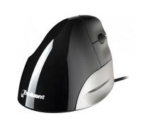 Mouse Evoluent VMS USB 2600 DPI Nero Grigio Argento Design Verticale Ergonomico