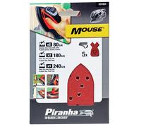 Fogli Di Carta Abrasiva Black+Decker X31024 Mouse 5 Assortiti
