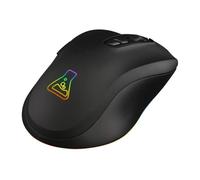 THE G-LAB - Kult Krypton - Mouse Gaming Senza Fili 6400 DPI, Mouse Wireless Gaming Bluetooth & 2.4 GHz, RGB, Batteria Lunga Durata, 7 Pulsanti, Leggero e Ambidestro - Nero