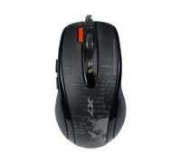 MOUSE GAMING A4TECH F5, Collegamento USB, Ingresso: Otticamente a mezzo LED, Scrolling a Rotella, Risoluzione max 3000 dpi, Nero, Arancione, Grigio
