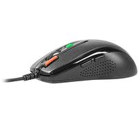 MOUSE GAMING A4TECH X-7120, Collegamento USB Typ-A, Ingresso: Otticamente a mezzo LED, Scrolling a Rotella, Risoluzione max 2000 dpi, forma ergonomica, Nero