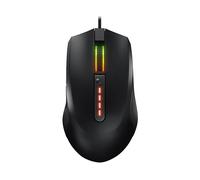MOUSE GAMING CHERRY MC 2.1, Collegamento USB Typ-A, Ingresso: Otticamente a mezzo LED, Scrolling a Rotella, Risoluzione max 5000 dpi, Nero