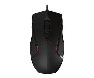 MOUSE GAMING CHERRY MC 3.1, Collegamento USB Typ-A, Ingresso: Otticamente a mezzo LED, Scrolling a Rotella, Risoluzione max 5000 dpi, Nero