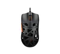 MOUSE GAMING DELTACO GAM-187, Collegamento USB Typ-A, Ingresso: Otticamente a mezzo LED, Scrolling a Rotella, Risoluzione max 12400 dpi, forma ergonomica, Nero
