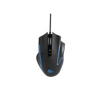 MOUSE GAMING GEMBIRD mouse RAGNAR-RX300, Collegamento USB, Ingresso: Otticamente a diodi laser, Scrolling 2 direzioni, Risoluzione max 12000 dpi, forma ergonomica, NERO