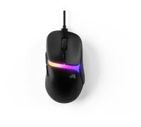 GLORIOUS Gaming - Model D3 mouse da gaming cablato: ultraleggero (57 g), switch ottici da 130M di clic, sensore BAMF 3.0 30K DPI, tracciamento 750 IPS, accelerazione 50 G, per ogni impugnatura - Nero