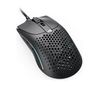 MOUSE GAMING GLORIOUS PC GAMING RACE O. 2, Collegamento USB Typ-A, Ingresso: Otticamente a mezzo LED, Scrolling a Rotella, Risoluzione max 26000 dpi, forma ergonomica, Nero