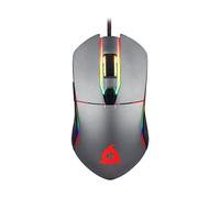 MOUSE GAMING KLIM Aim, Collegamento Cablato, Risoluzione max 7000 dpi, forma ergonomica, Grigio