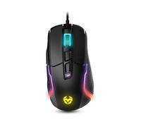 MOUSE GAMING KROM Kick, Collegamento USB Typ-A, Scrolling a Rotella, Risoluzione max 6200 dpi, forma ergonomica, Nero