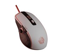 MOUSE GAMING LEXIP UBXLXMS0001, Collegamento Cablato, Scrolling a Joystick/Ruota, Risoluzione max 12000 dpi, forma ergonomica, Oro, Bianco, Nero, Rosso