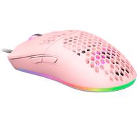 MOUSE GAMING MARS GAMING MMAX, Collegamento USB Typ-A, Ingresso: Otticamente a mezzo LED, Scrolling a Rotella, Risoluzione max 12400 dpi, Rosa