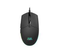 MOUSE GAMING MARS GAMING MMG, Collegamento USB Typ-A, Scrolling a Rotella, Risoluzione max 3200 dpi, Nero