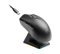 MOUSE GAMING MARS GAMING MMWELITE, Tasti: 6, Wireless, Bluetooth, Cablato USB-C, Collegamento Bluetooth 5.4, wireless 2.4 GHz, USB-C, USB-A, Scrolling a Rotella di scorrimento, forma ergonomica, Nero,