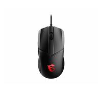 MOUSE GAMING MSI Clutch GM41 Lightweight V2, Collegamento USB Typ-A, Ingresso: Otticamente a diodi laser, Scrolling a Rotella, Risoluzione max 16000 dpi, Nero