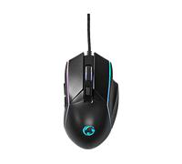 MOUSE GAMING NEDIS GMWD510BK, Collegamento USB Typ-A, Ingresso: Otticamente a mezzo LED, Scrolling a Rotella, Risoluzione max 7200 dpi, forma ergonomica, Nero