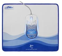 White Shark Mouse Ottico USB 7200dpi a 6 Tasti RGB con Tappetino Mousepad 30x25