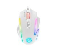 MOUSE GAMING SPEEDLINK DECUS NX RGB, Tasti: 6, Cablato, Collegamento USB-A, Ingresso: Otticamente a mezzo LED, Scrolling a Rotella, Risoluzione max 12800 dpi, forma ergonomica, Bianco