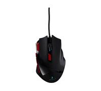 MOUSE GAMING SUREFIRE 48817, Collegamento USB Typ-A, Ingresso: Otticamente a mezzo LED, Scrolling a Rotella, Risoluzione max 3200 dpi, forma ergonomica, Nero