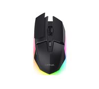 MOUSE GAMING TRUST GXT122 FELOX+ DUAL WIRELESS MOUSE, Collegamento Wireless, Ingresso: Otticamente a diodi laser, Scrolling 2 direzioni, Risoluzione max 12000 dpi, Black