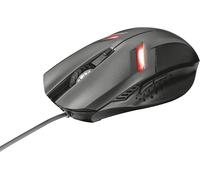 MOUSE GAMING TRUST ZIVA GAMING, Collegamento USB Typ-A, Scrolling a Rotella, Risoluzione max 2000 dpi, Nero