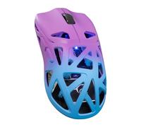 Mouse gaming wireless 24000 DPI con polling 1000 Hz e LED DPI Blu Viola