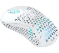 MOUSE GAMING WIRELESS CHERRY M4 RGB, Collegamento RF Wireless + USB Type-C, Ingresso: Otticamente a mezzo LED, Scrolling a Rotella, Risoluzione max 19000 dpi, forma ergonomica, Bianco