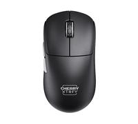 MOUSE GAMING WIRELESS CHERRY XTRFY CX-M68W-PRO-BLACK, Collegamento RF Wireless, Scrolling a Rotella, Risoluzione max 26000 dpi, forma ergonomica, Nero, Argento