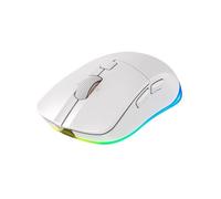 CHERRY XTRFY Mouse da gaming M50 Wireless – 2.4 GHz RF Bluetooth 12000 DPI RGB Bianco Ricaricabile
