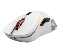 MOUSE GAMING WIRELESS GLORIOUS PC GAMING RACE GLO-MS-DW-MW, Collegamento RF Wireless, Ingresso: Otticamente a mezzo LED, Scrolling a Rotella, Risoluzione max 19000 dpi, forma ergonomica, Bianco