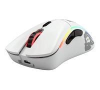 MOUSE GAMING WIRELESS GLORIOUS PC GAMING RACE Model D-, Collegamento RF Wireless, Ingresso: Otticamente a mezzo LED, Scrolling a Rotella, Risoluzione max 19000 dpi, forma ergonomica, Bianco