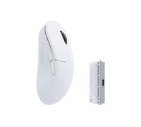 MOUSE GAMING WIRELESS KEYCHRON M3M-A5, Collegamento RF Wireless + Bluetooth + USB Type-C, Scrolling a Rotella, Risoluzione max 26000 dpi, forma ergonomica, Bianco